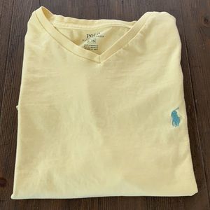 Ralph Lauren V-neck Lemon Yellow 🍋